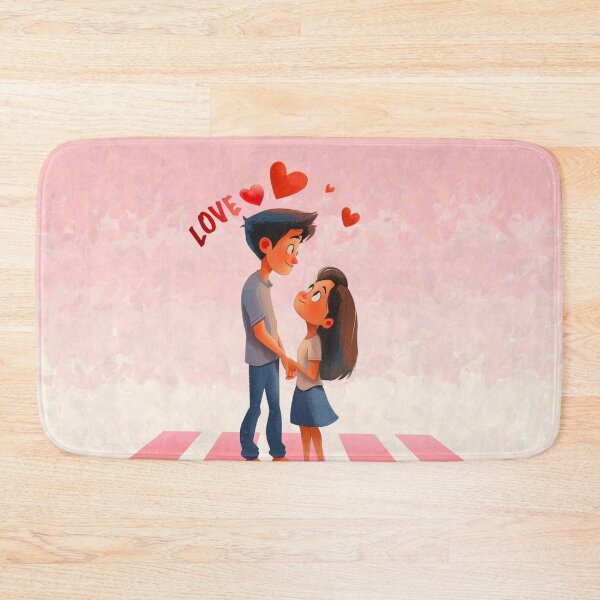 Item preview, Young Couple with Valentine road special  designed and sold by Pawimon.