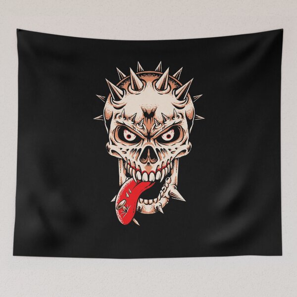 Item preview, spiked skull designed and sold by Mamoel07.
