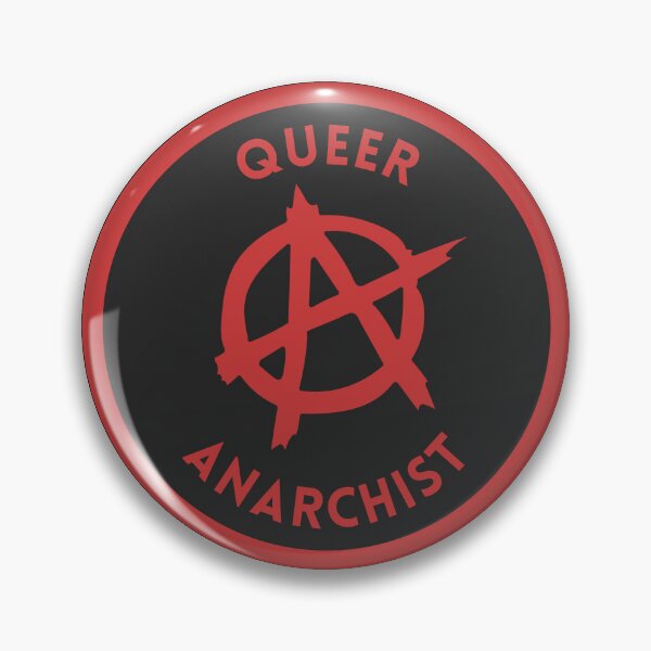 Item preview, Queer Anarchist | LGBTQ Anarchy designed and sold by Furia LGBTQ+ Accessories.