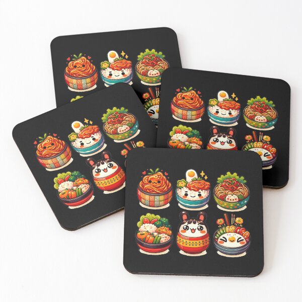 Item preview, Korean Food Set Sticker  designed and sold by olympe-store.