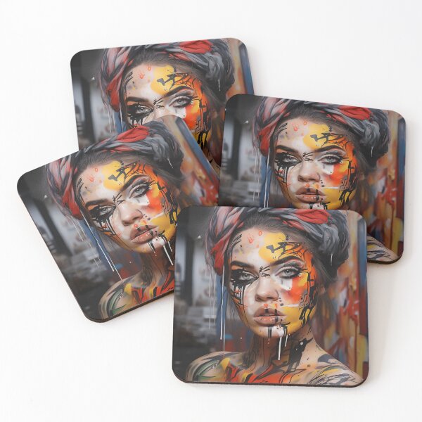 Item preview, Girl covered with paint designed and sold by mvojnovic1992.