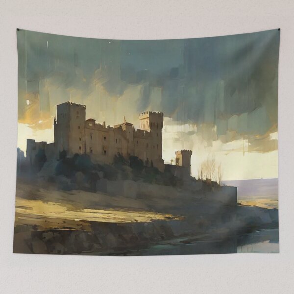 Item preview, Medieval Spanish Castle  designed and sold by cr6zym1nd.