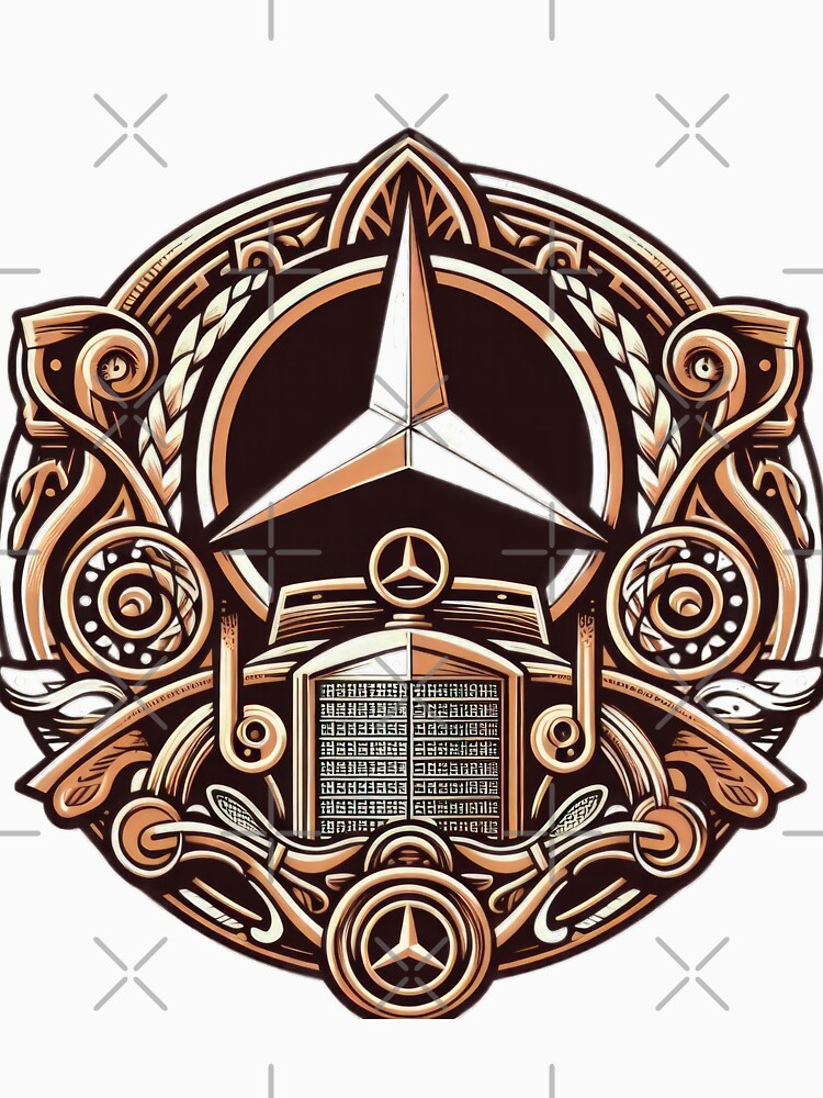 Mercedes logo with emblem