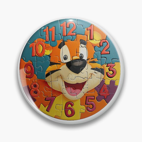 Item preview, Tiger Jigsaw Puzzle Wall Clock 4 designed and sold by 3 CITIES.