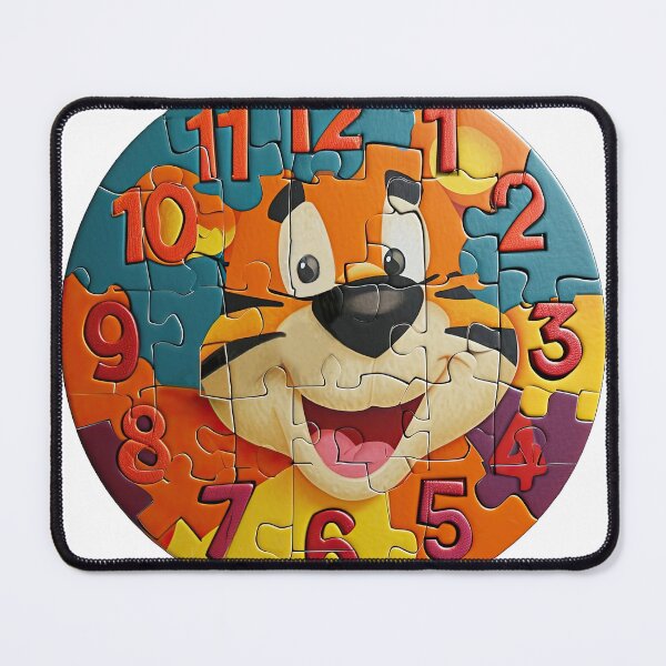 Item preview, Tiger Jigsaw Puzzle Wall Clock 4 designed and sold by 3 CITIES.
