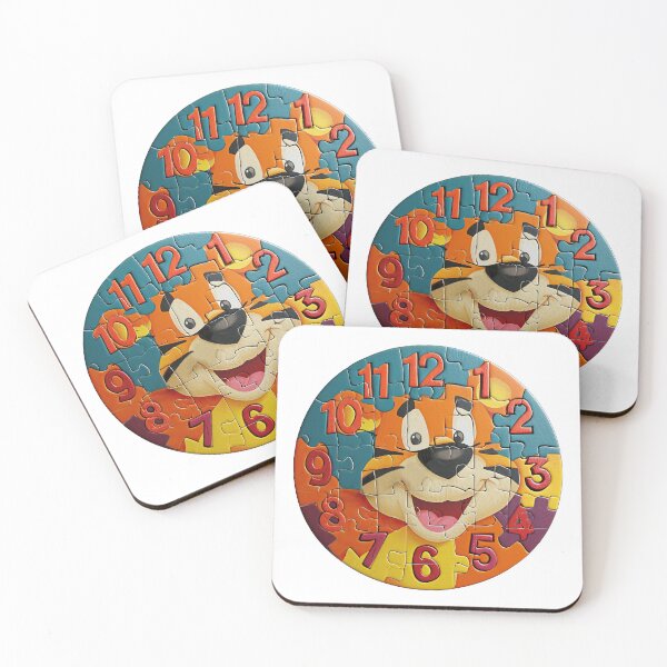 Item preview, Tiger Jigsaw Puzzle Wall Clock 4 designed and sold by Charlies-Artbox.