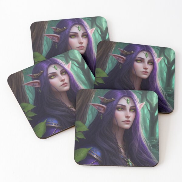 Item preview, Night Eld Druid designed and sold by Poszii.