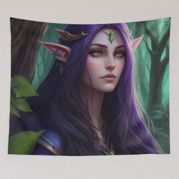 Item preview, Night Eld Druid designed and sold by Poszii.