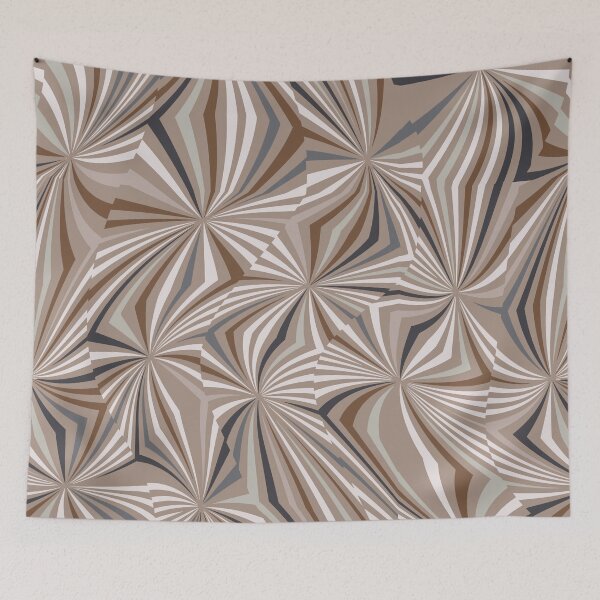 Item preview, Beige Tan and Grey Twisted Line Geometric Seamless Pattern designed and sold by Sharon Schwalbe.