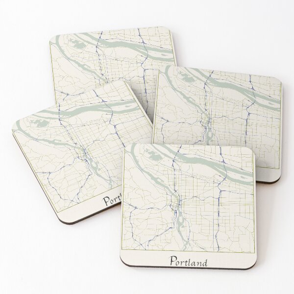 Item preview, Portland Oregon Named City Map - Hand-Drawn designed and sold by StylishStacks.