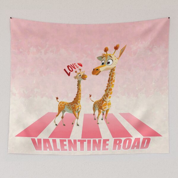 Item preview, Giraffe Couple with Valentine road special  designed and sold by Pawimon.