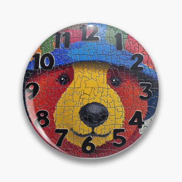 Item preview, Bear Jigsaw Puzzle Wall Clock 2 designed and sold by 3 CITIES.