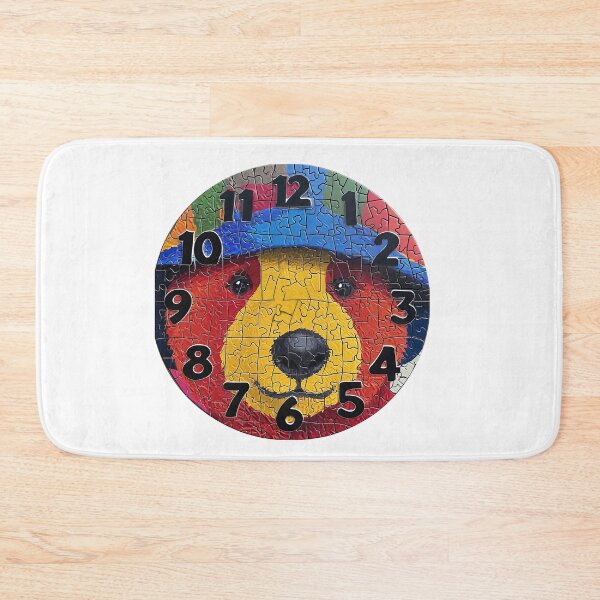 Item preview, Bear Jigsaw Puzzle Wall Clock 2 designed and sold by Charlies-Artbox.