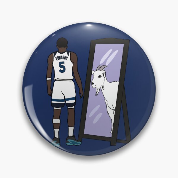 Item preview, Anthony Edwards Mirror GOAT designed and sold by RatTrapTees.