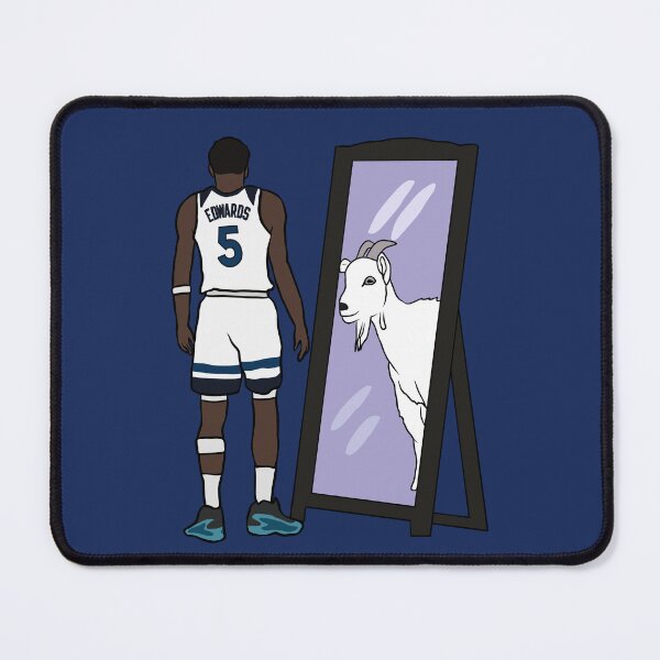Item preview, Anthony Edwards Mirror GOAT designed and sold by RatTrapTees.