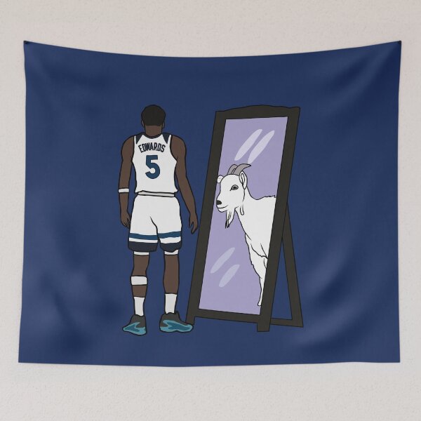 Item preview, Anthony Edwards Mirror GOAT designed and sold by RatTrapTees.