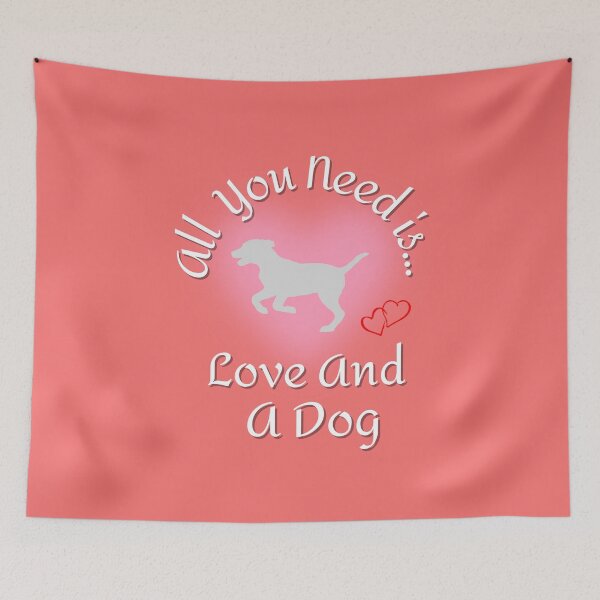 Item preview, All You Need Is... Love And A Dog " Doggy Love " T-Shirts designed and sold by Wabi-SabiStudio.