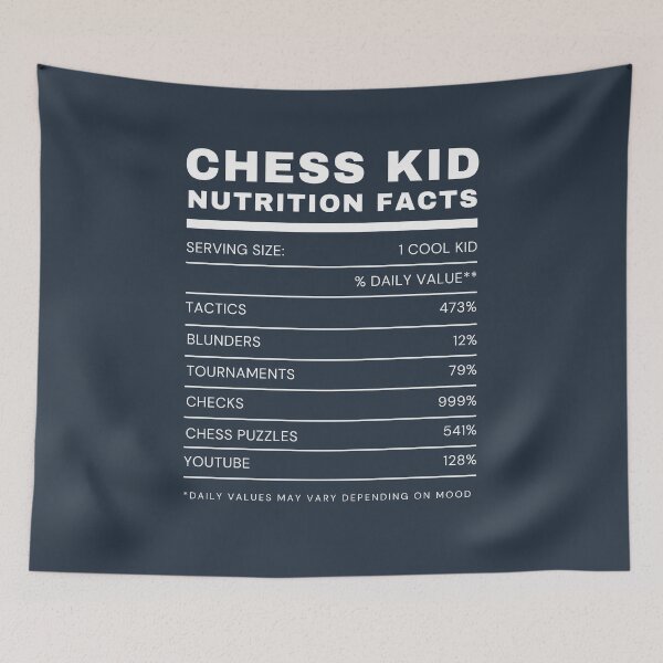 Item preview, Chess Kid Nutrition - White designed and sold by ChessiShop.