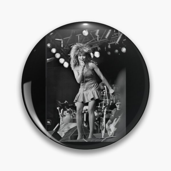 Item preview, Rip Queen Of Rock Tina Bw designed and sold by 82DesignStudio.