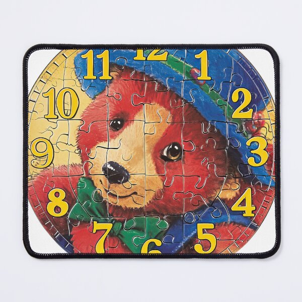 Item preview, Bear Jigsaw Puzzle Wall Clock 3 designed and sold by Charlies-Artbox.