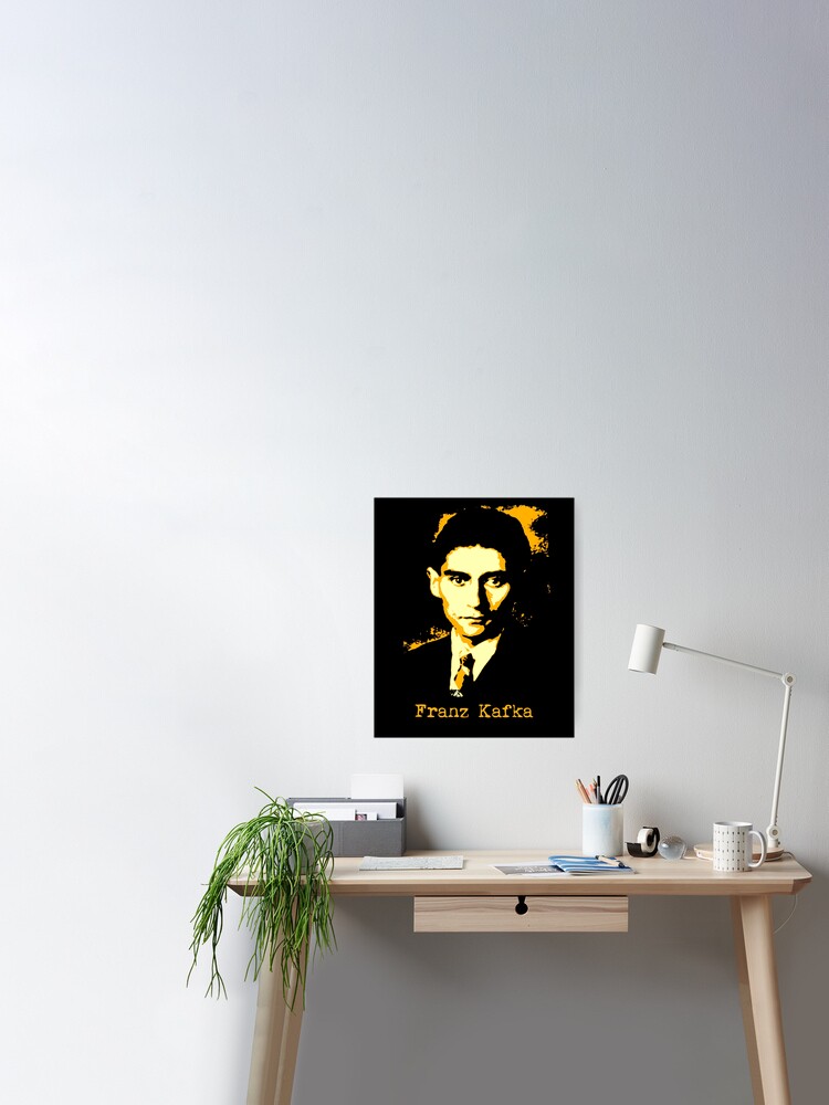 Franz Kafka novelist existentialist absurd surreal art literature lover  gift shirt Poster for Sale by Johannesart