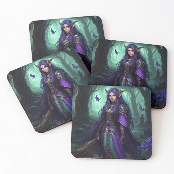 Item preview, Female elf Druid. designed and sold by Poszii.