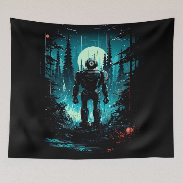 Item preview, Nocturnal Revenge Forest Robot designed and sold by Spookyashell.