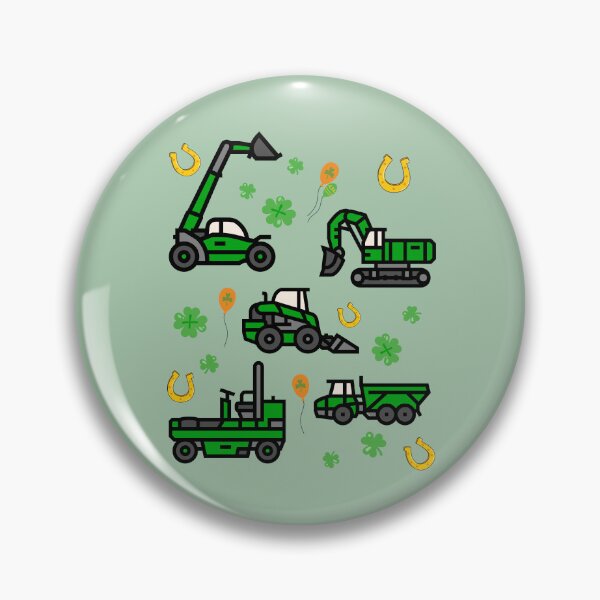 Artikelvorschau, St. Patrick's Day Baufahrzeuge für Jungen, Kinder, Kleinkinder entworfen und verkauft von Lady-Frost.