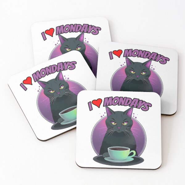 Item preview, i love mondays cat kitty designed and sold by T-paw.