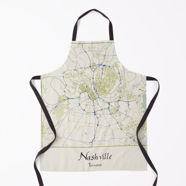 Item preview, Nashville Tennessee Named City Map - Hand-Drawn designed and sold by StylishStacks.