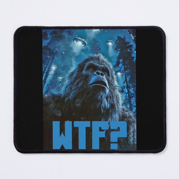 Item preview, WTF Sasquatch & UFO designed and sold by YellowButBlack.