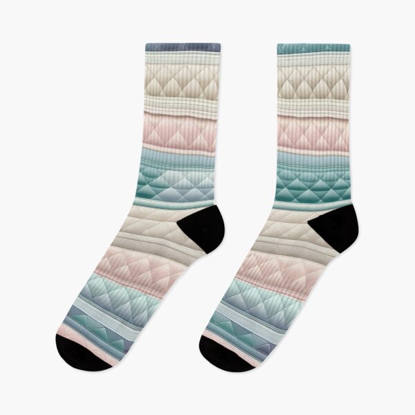 Item preview, a korean style quilted pattern pastel tone colors designed and sold by JangmiHorang.