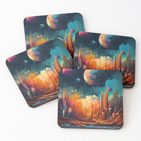 Item preview, The futuristic metropolis on an alien planet designed and sold by GiveMeMood.