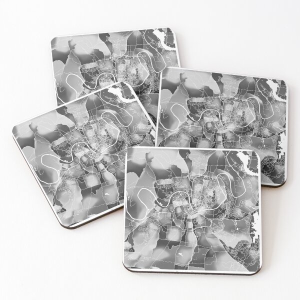 Item preview, Nashville Tennessee City Map - Black and White Monochrome designed and sold by StylishStacks.