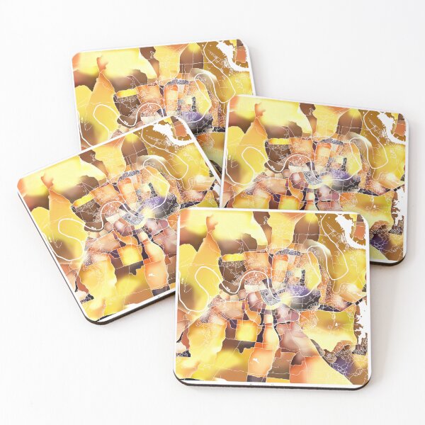 Item preview, Nashville Tennessee City Map - Golden Yellow designed and sold by StylishStacks.