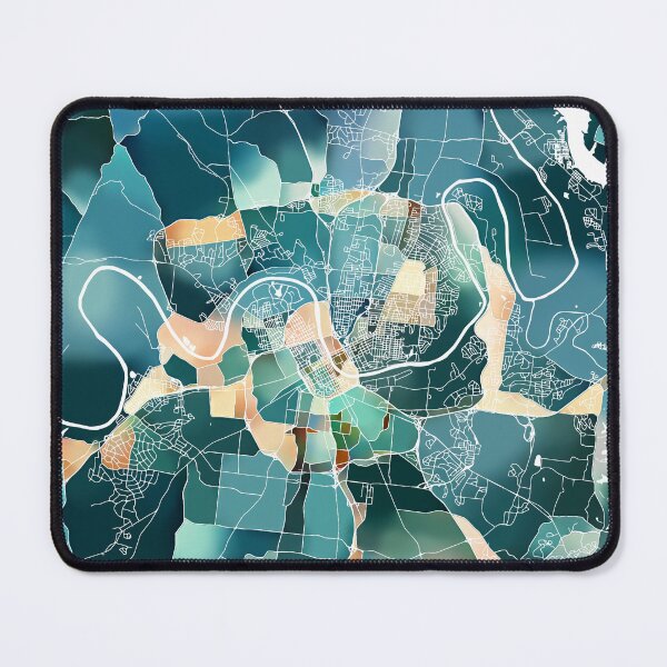 Item preview, Nashville Tennessee City Map - Lush Green designed and sold by StylishStacks.