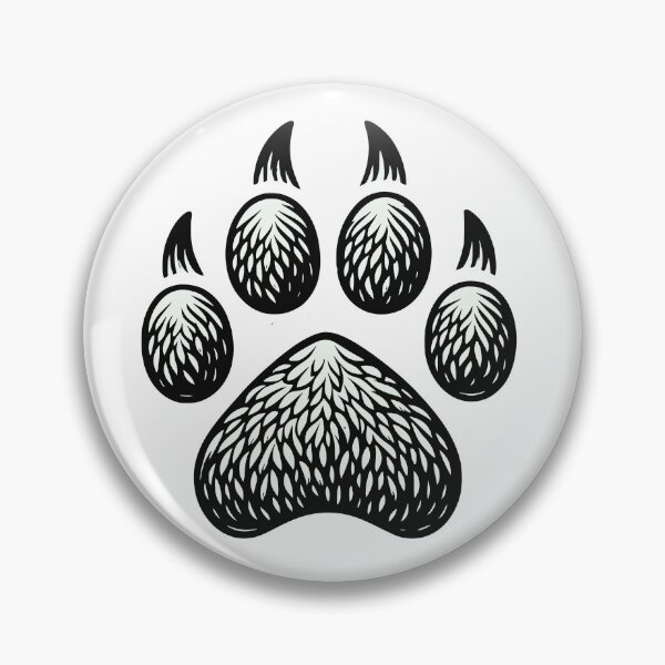 Item preview, Black Bear Paw Print designed and sold by Kr1tos.