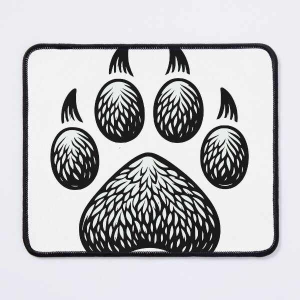 Item preview, Black Bear Paw Print designed and sold by Kr1tos.