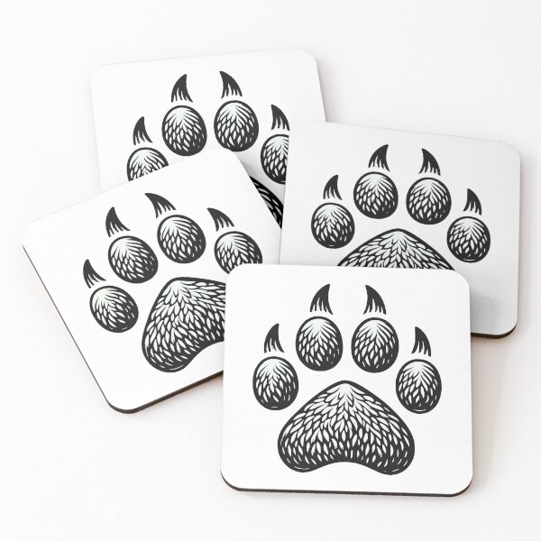 Item preview, Black Bear Paw Print designed and sold by Kr1tos.