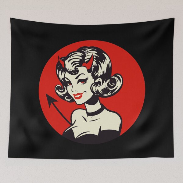 Item preview, Retro She Devil designed and sold by Texterns.