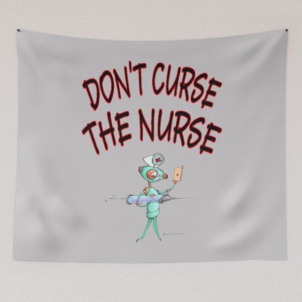 Item preview, Don't Curse the Nurse designed and sold by kristalcurt.