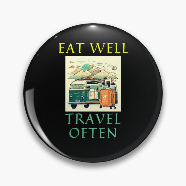 Item preview, Eat Well & Travel Often designed and sold by DESIGNbyDIEGO.