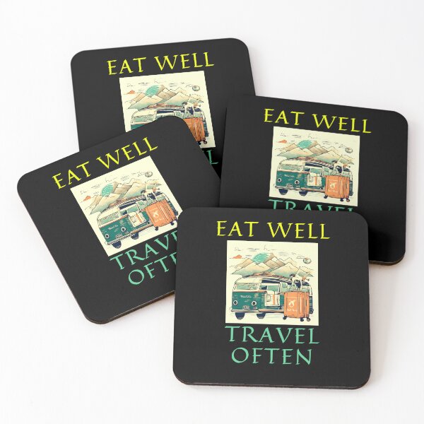 Item preview, Eat Well & Travel Often designed and sold by DESIGNbyDIEGO.