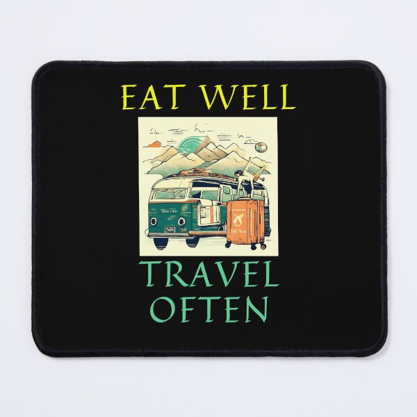 Item preview, Eat Well & Travel Often designed and sold by DESIGNbyDIEGO.
