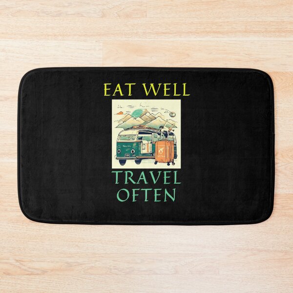 Item preview, Eat Well & Travel Often designed and sold by DESIGNbyDIEGO.