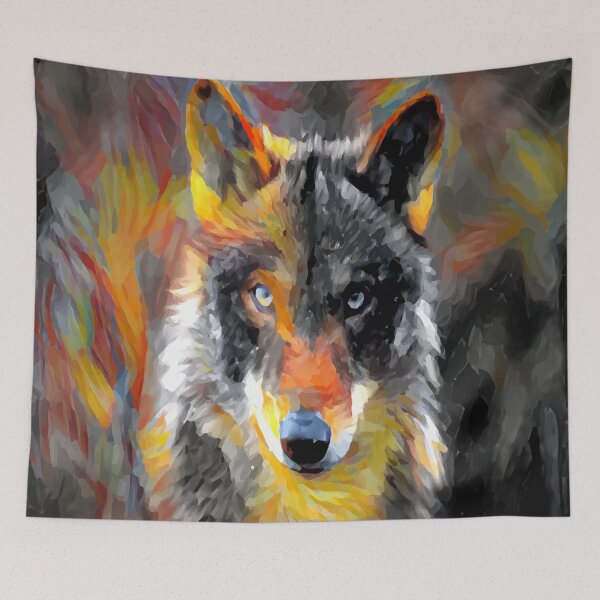 Aperçu de l'œuvre Loup sauvage créée et vendue par Mark_art.