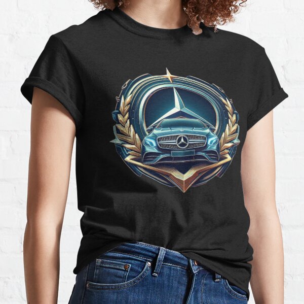 Mercedes benz logo t shirt best sale