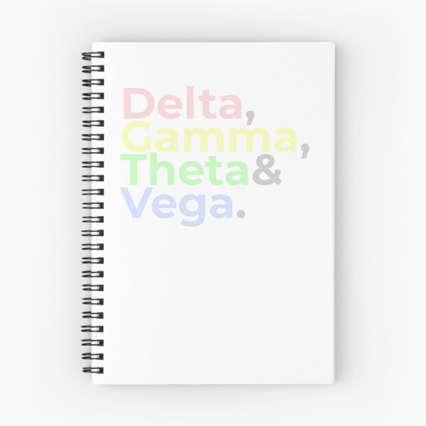 Item preview, The Greeks: Delta, Gamma, Theta, and Vega designed and sold by chrisfrewin.