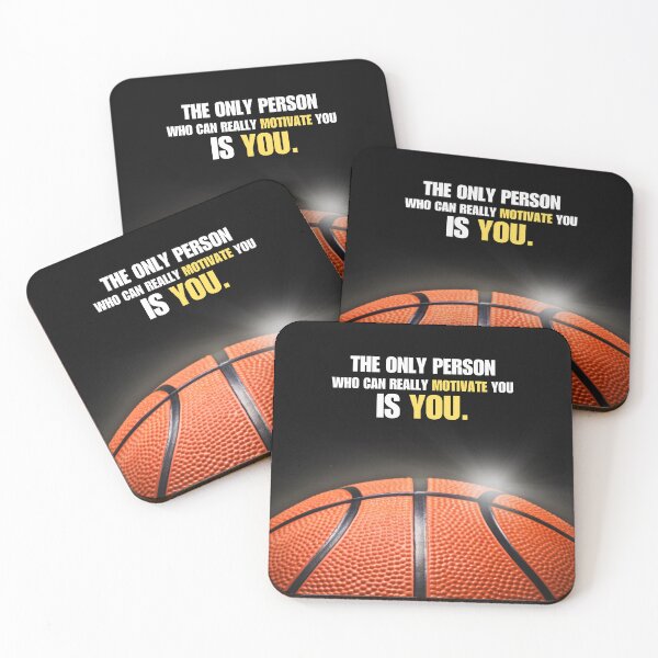 Item preview, HQ basket ball image with Motivational Quote designed and sold by hiunlimit.