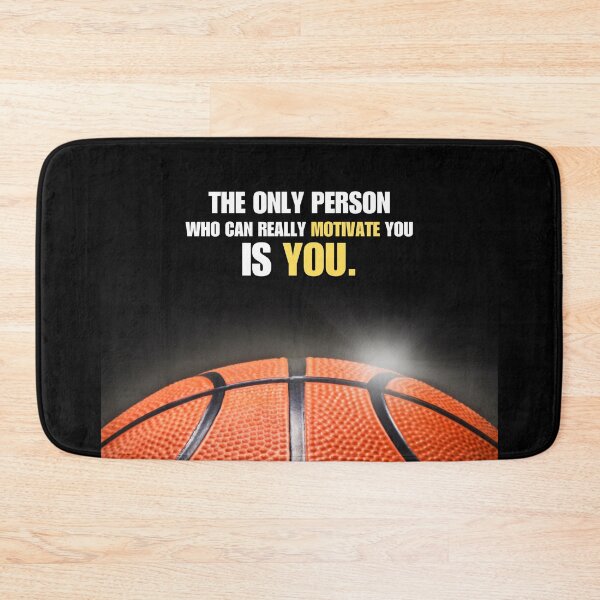 Item preview, HQ basket ball image with Motivational Quote designed and sold by hiunlimit.